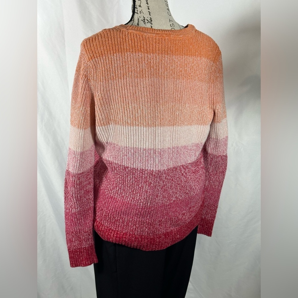 Talbots Vibrant Gradient Sweater - Picture 4 of 12